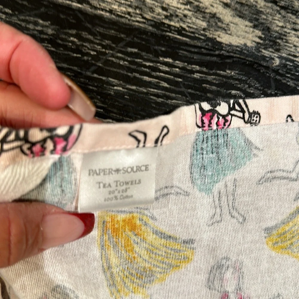Hawaiian print kitchen towel